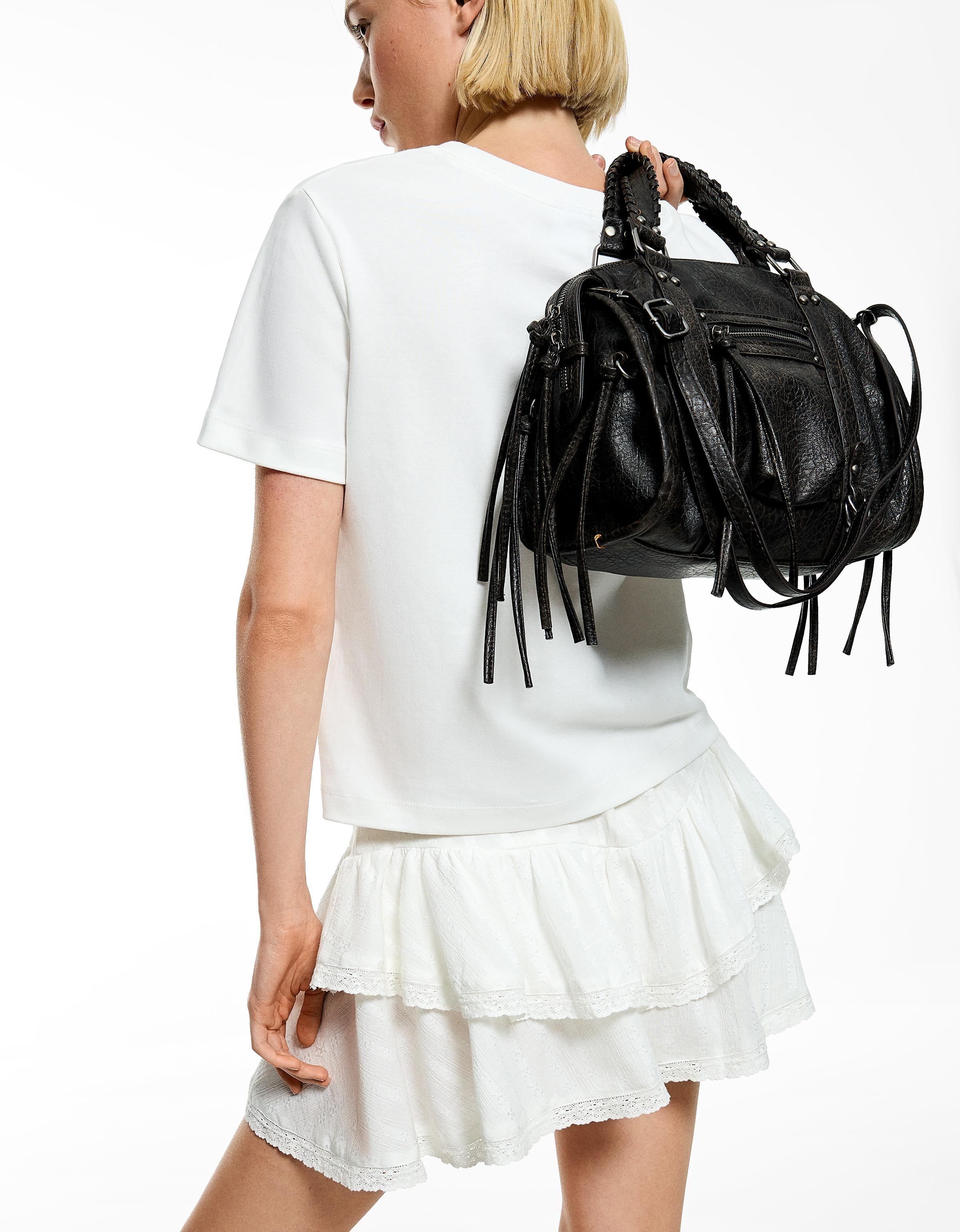 Bowling bag with straps — Black