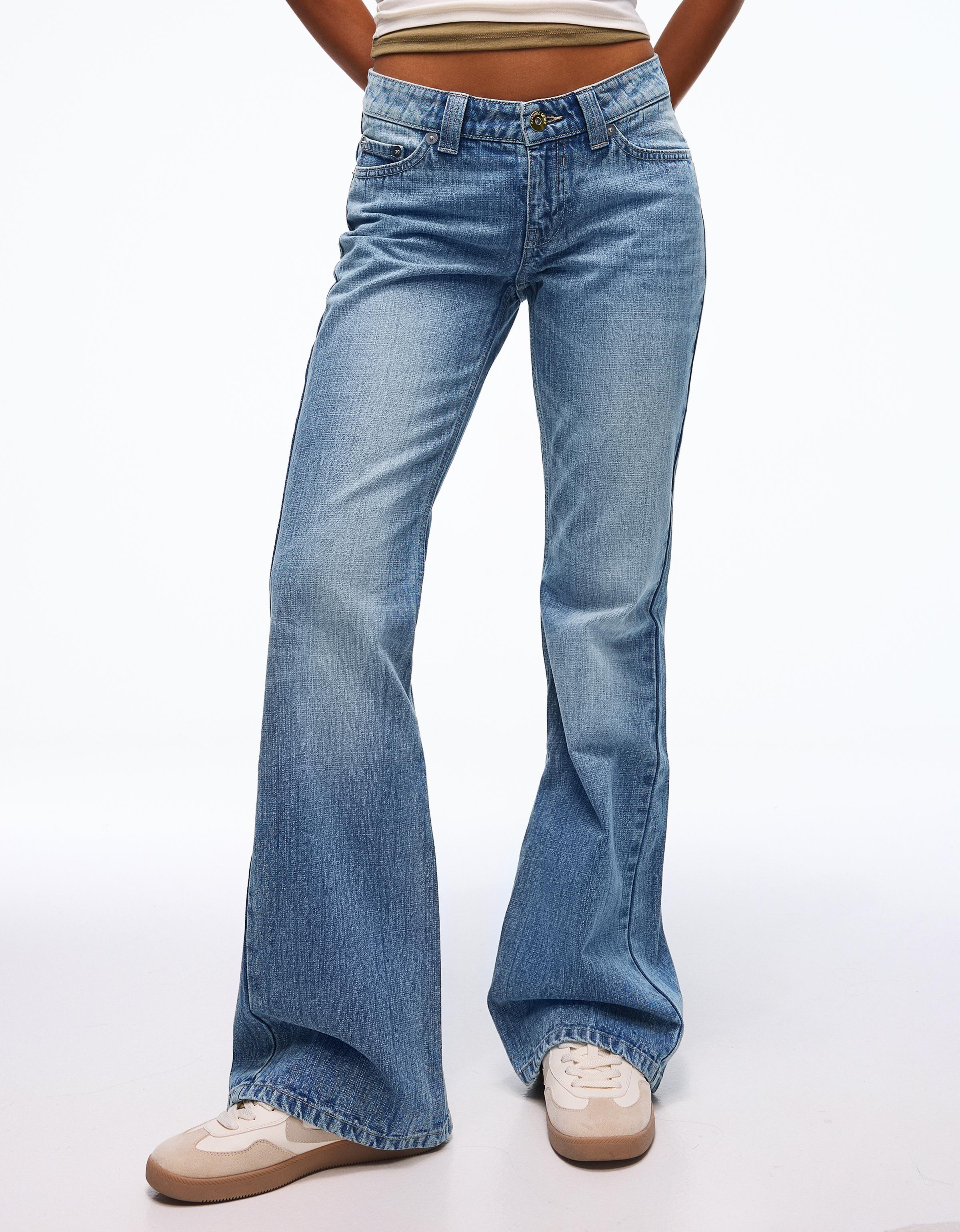 Düşük bel baggy fit çan jean - Görsel 63