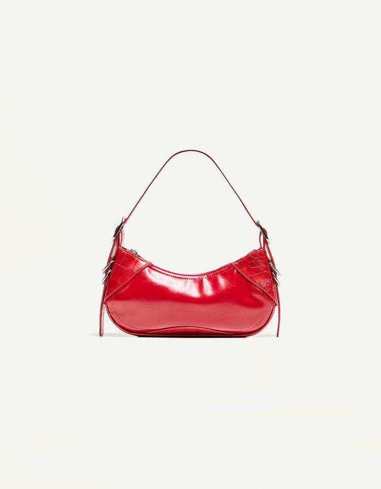 Faux leather mini bag