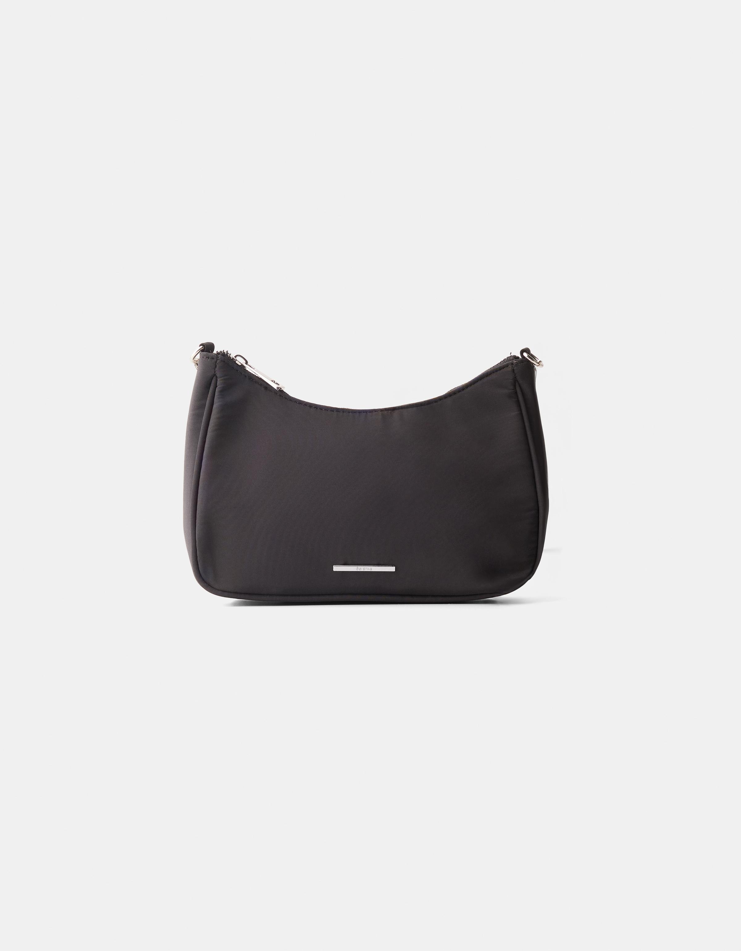 Satin chain bag — Black