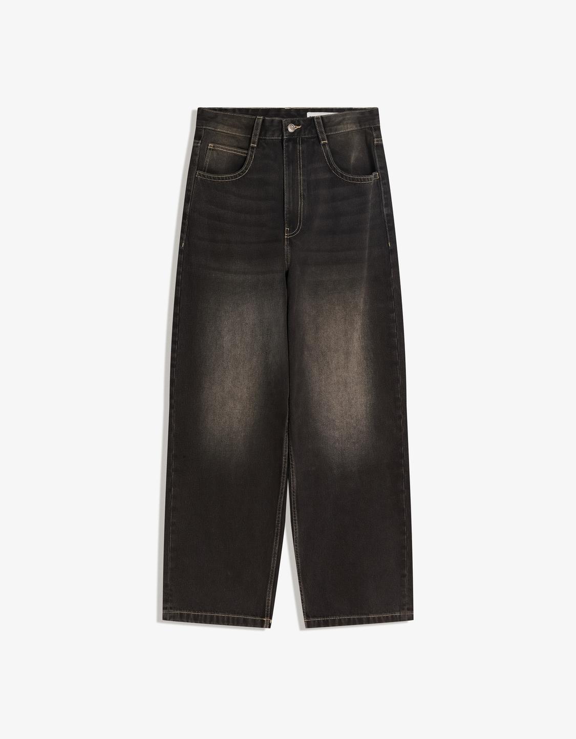 Studded super baggy jeans
