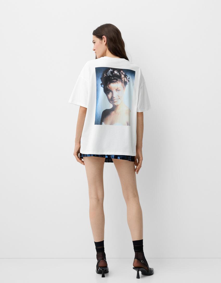 Twin Peaks print short sleeve T-shirt - Women | Bershka