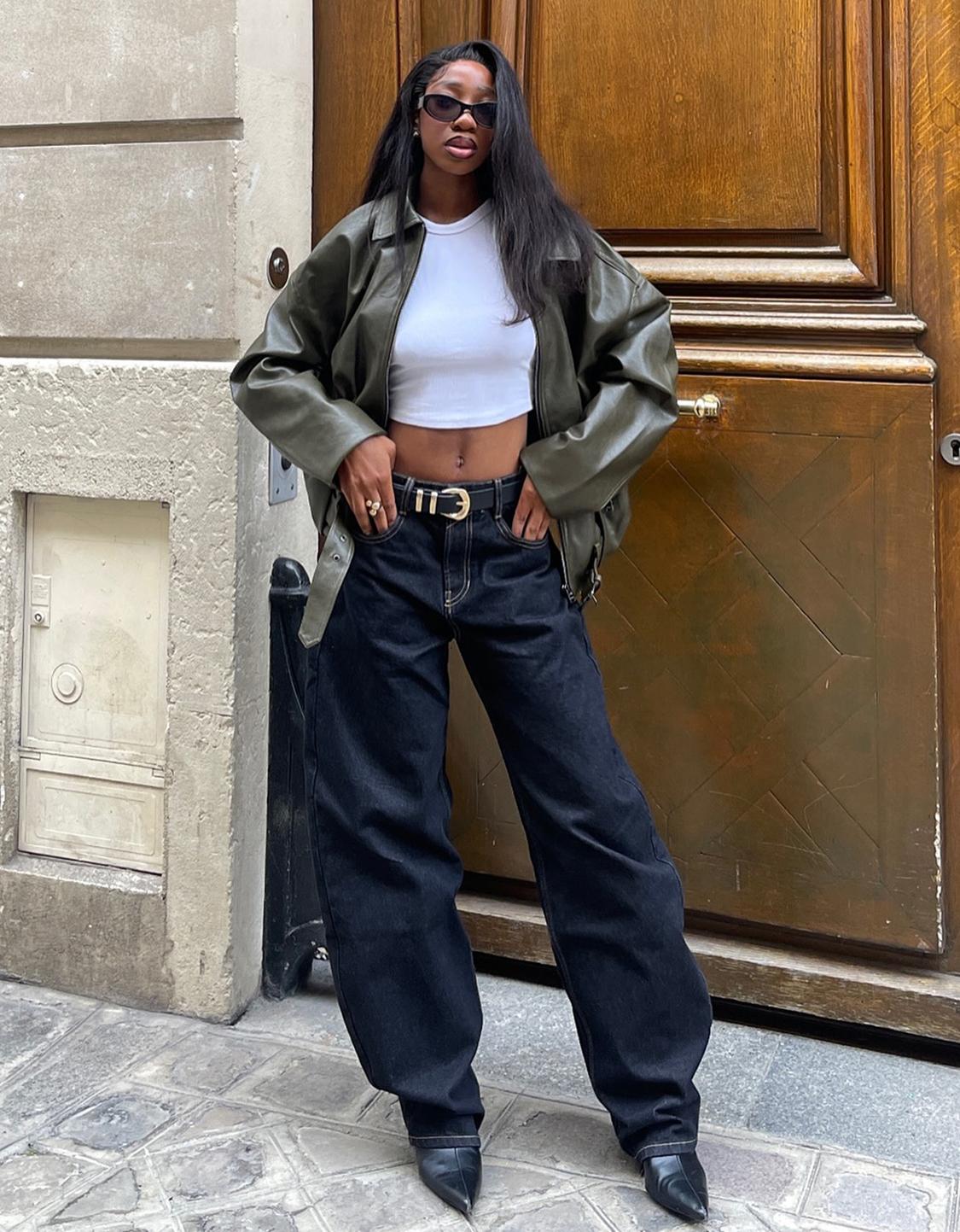 Baggy barrel jeans