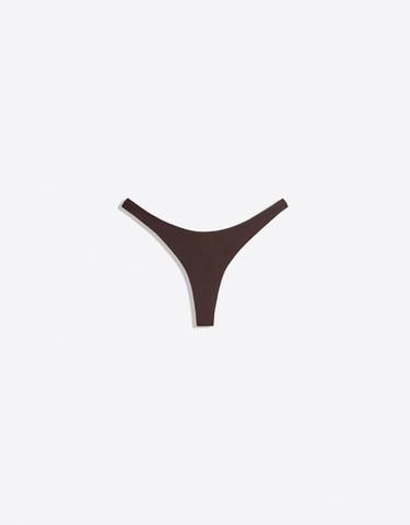 Thong bikini briefs — Brown 5