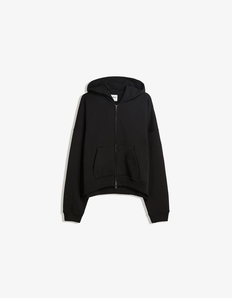 Oversize zip-up hoodie