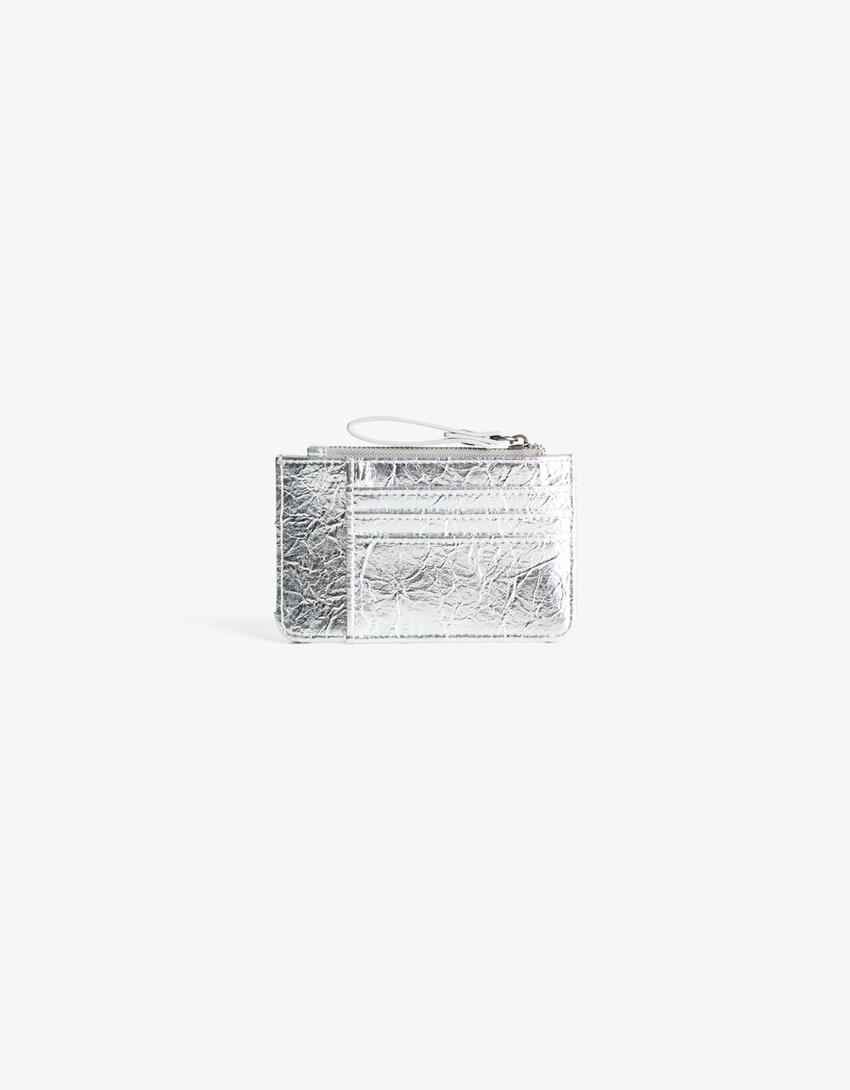 Kartenetui im Used-Look-Silber-2