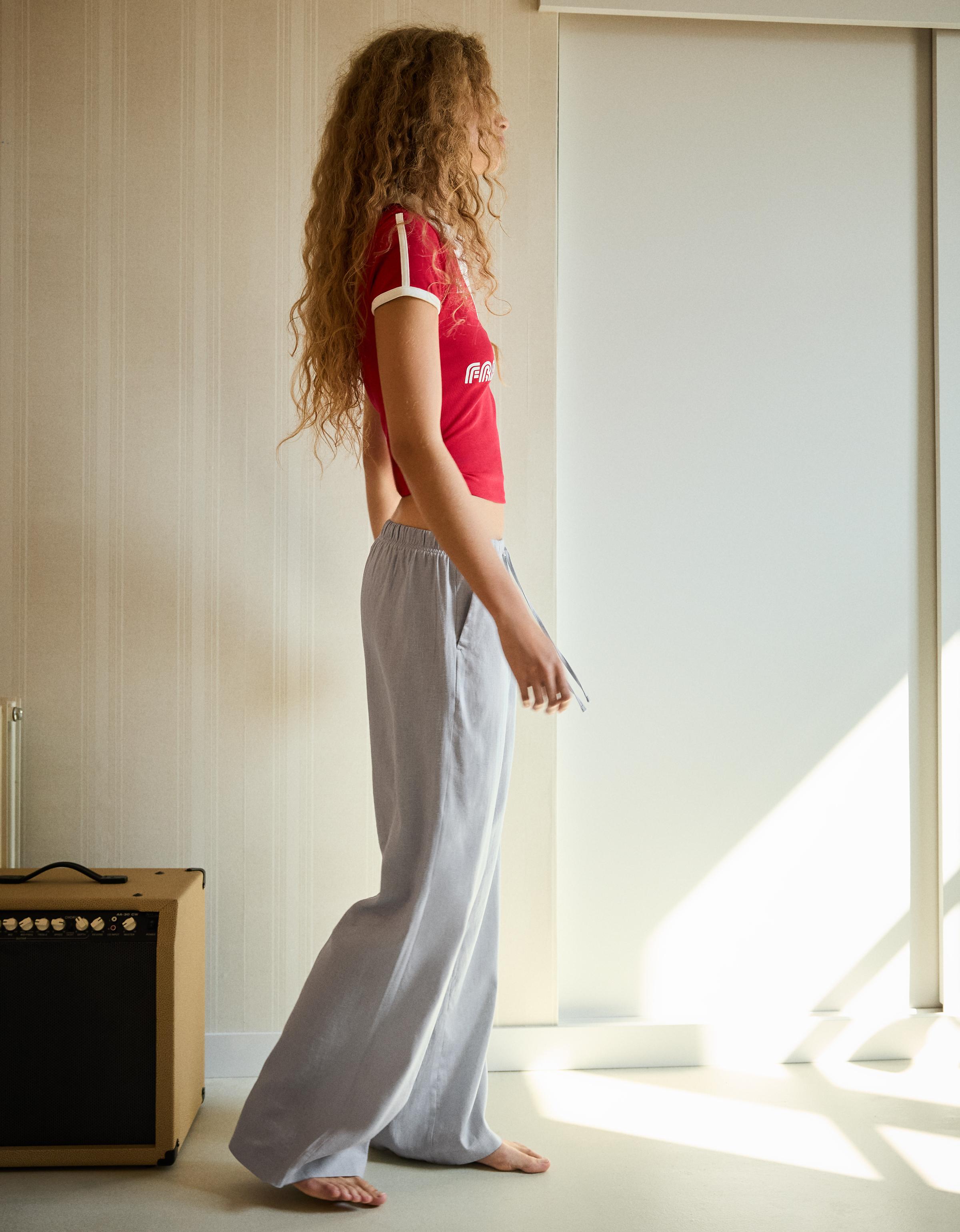 Beli lastikli pantolon - Görsel 195