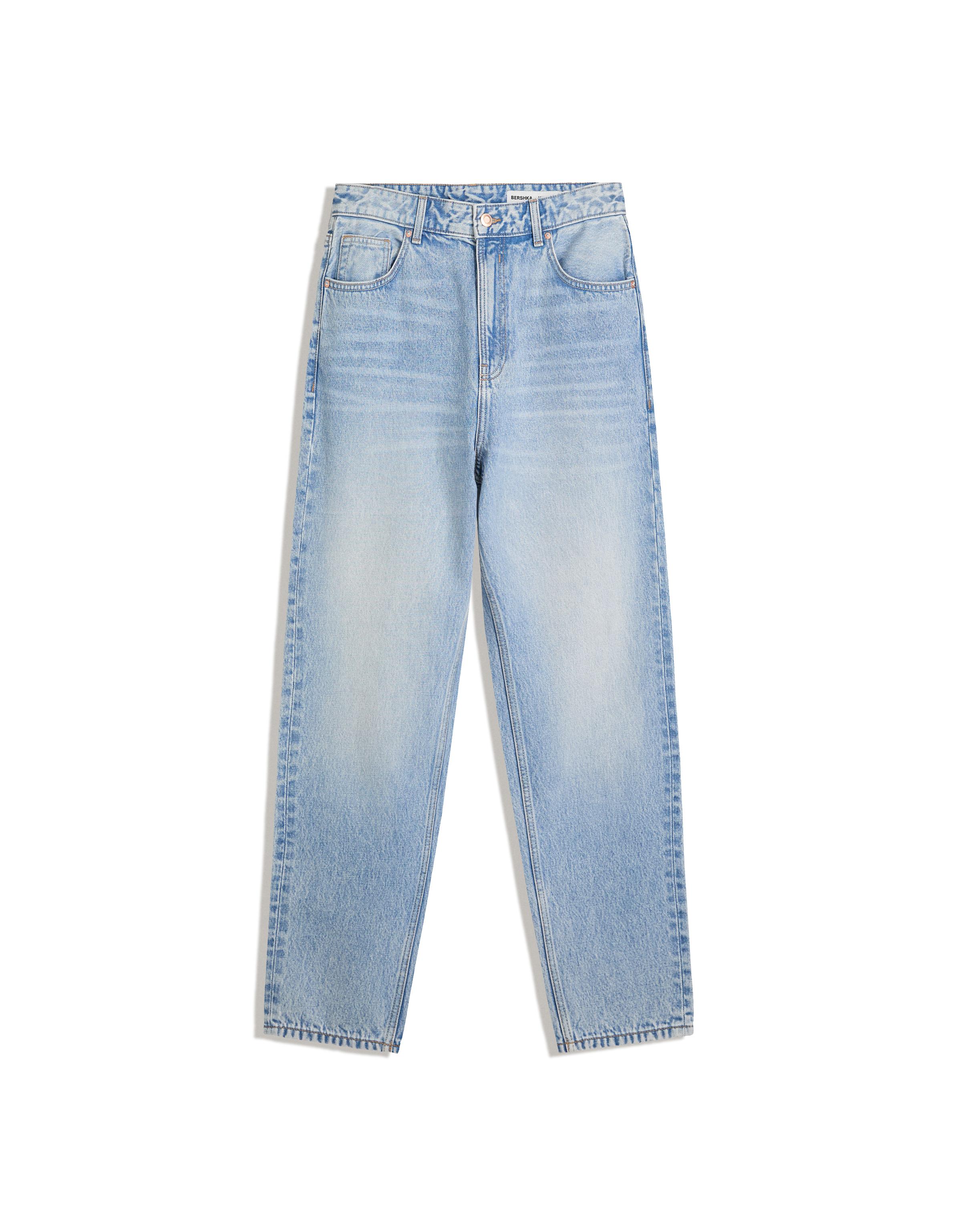 Tapered loose fit jeans — Light blue