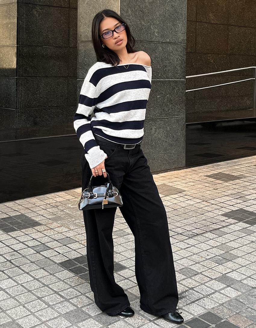 Mini sac similicuir-Noir