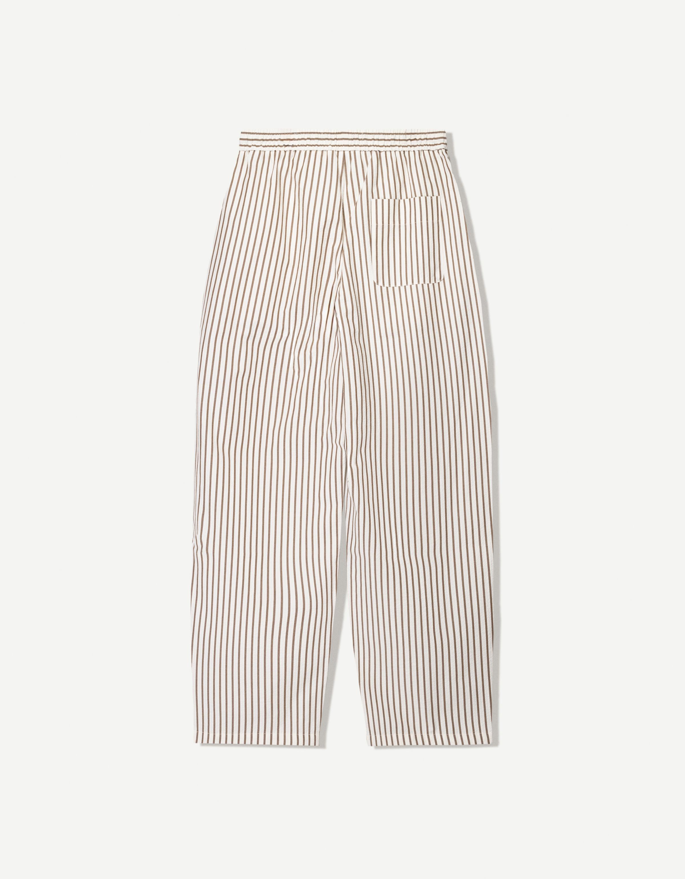 Textured jogger baggy pants - Pants - Men | Bershka