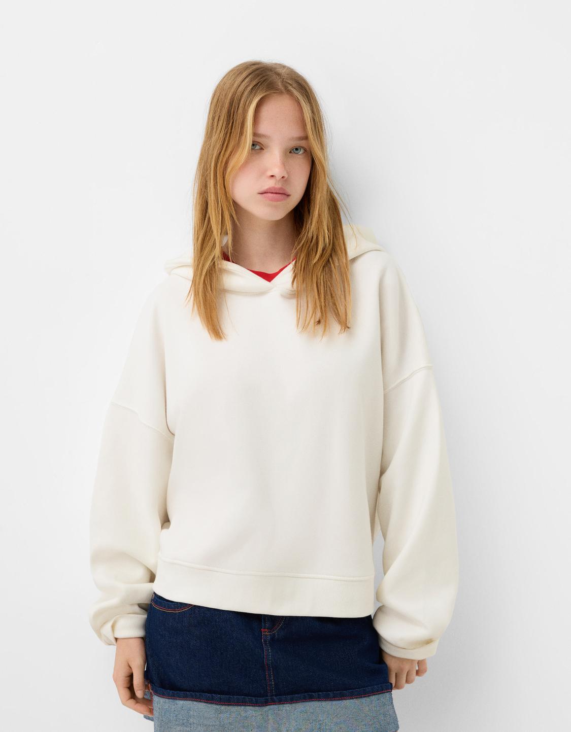 Plush hoodie