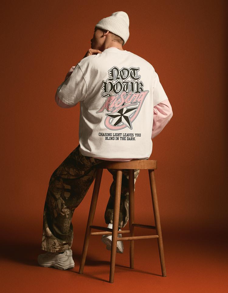 Kısa kollu baskılı tişört