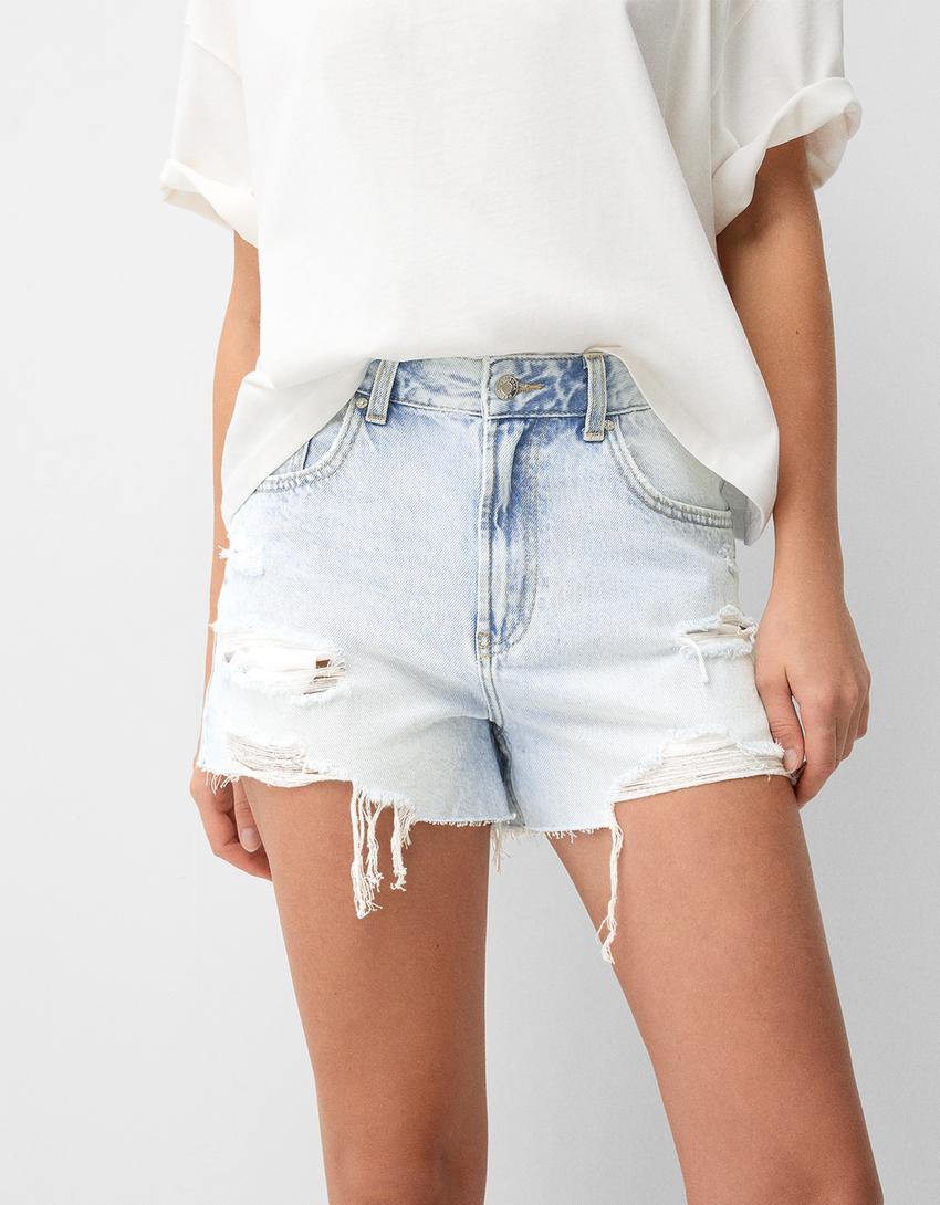 Short denim rotos-Azul claro-3