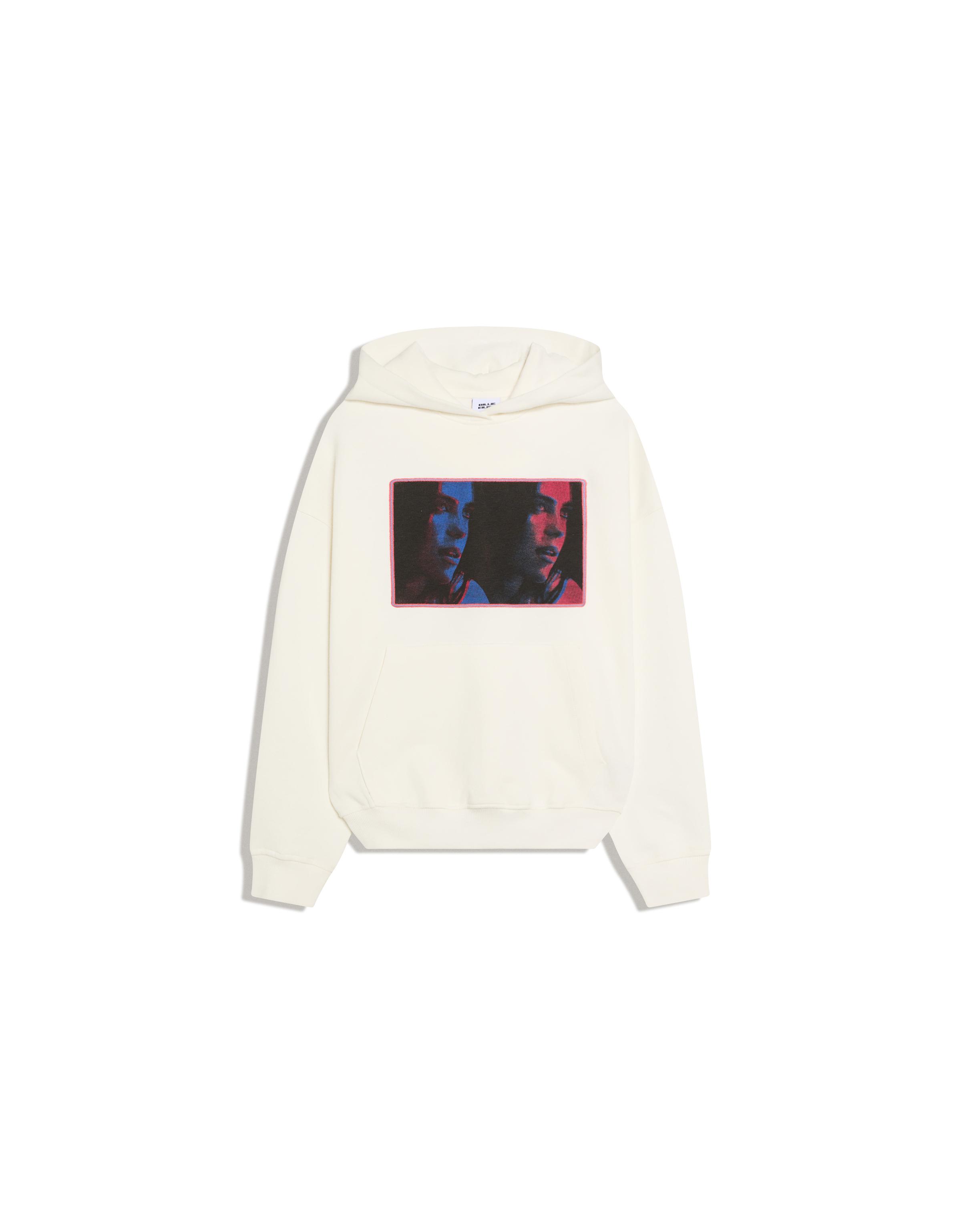 Billie Eilish print hood sweatshirt with hood sweatshirt