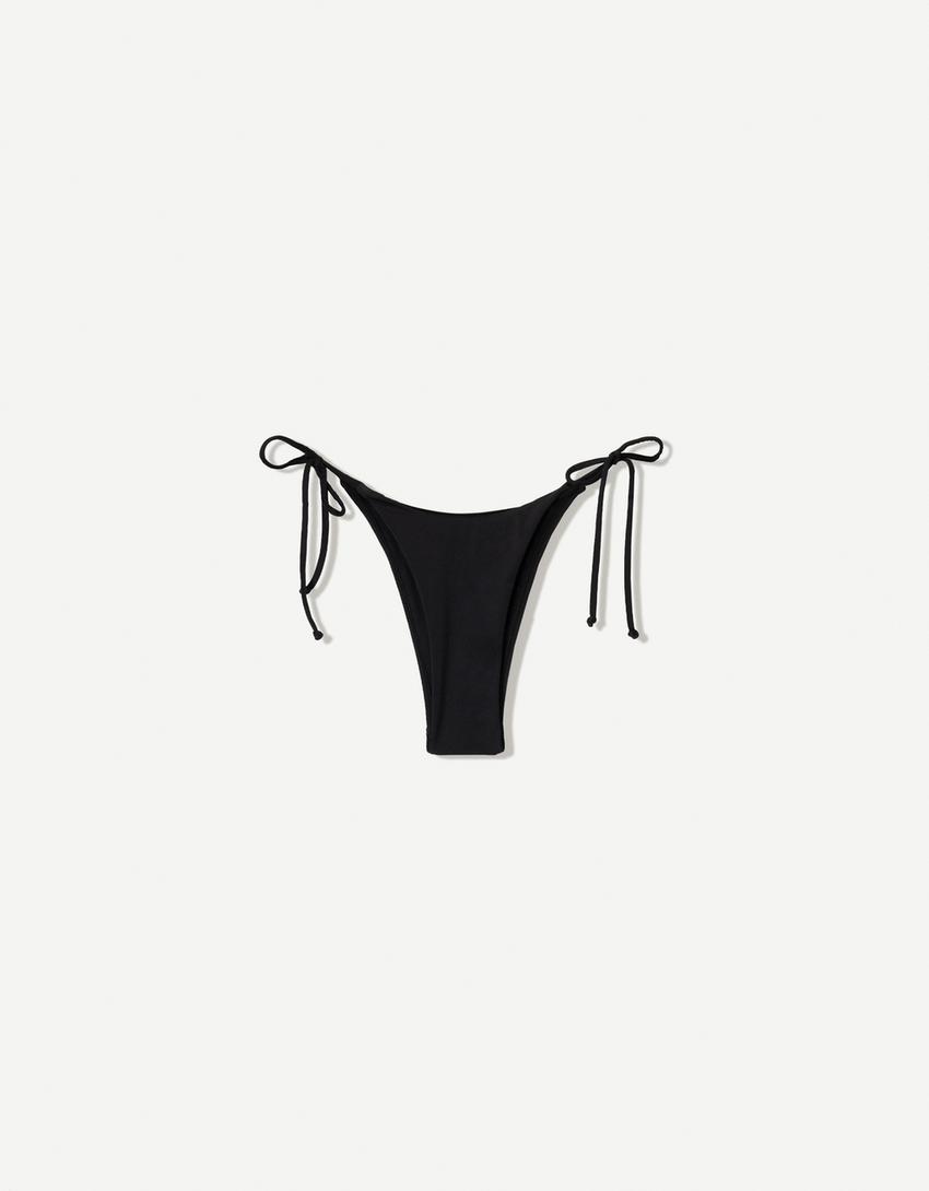 Üçgen bikini altı-Siyah-3