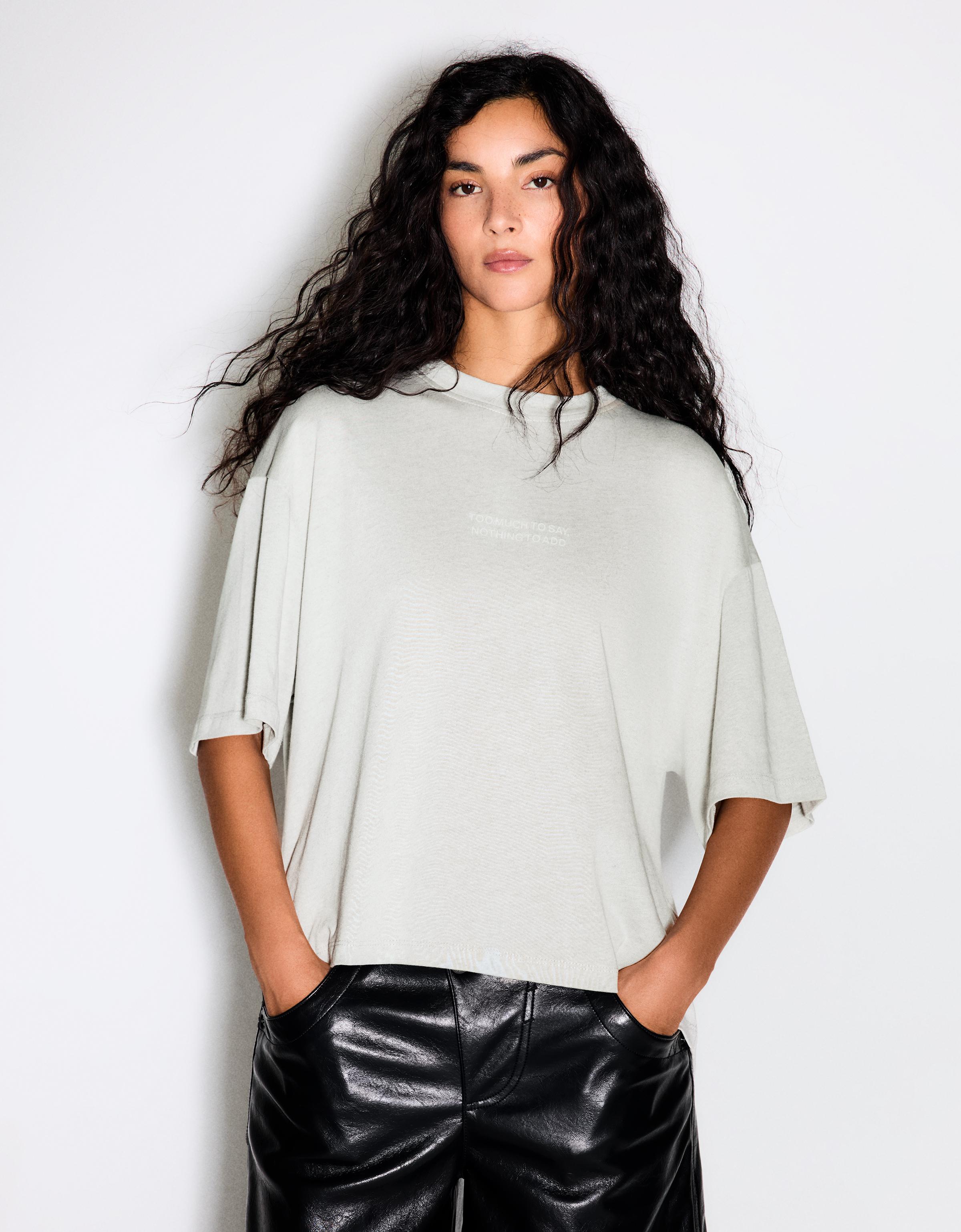 Camiseta manga corta oversize