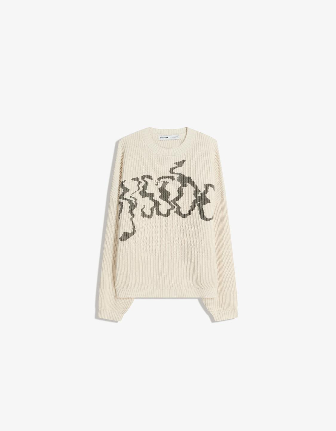 Printed sweater