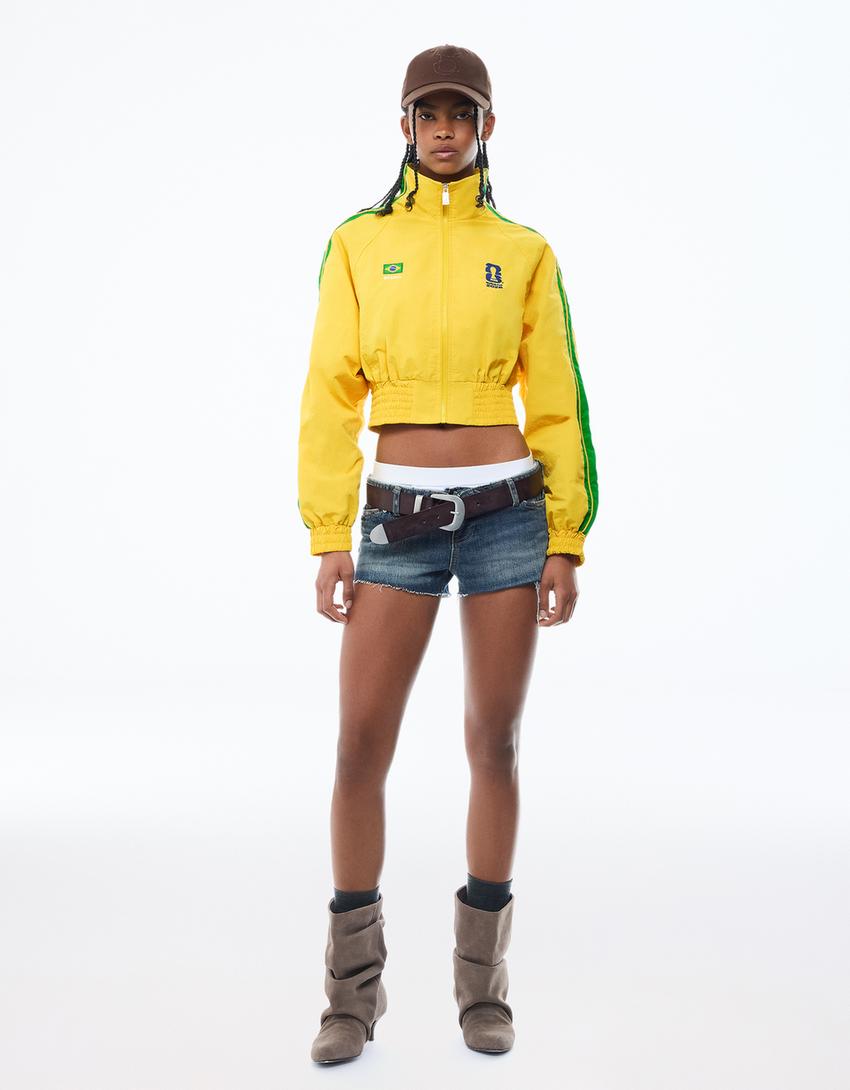 Brezilya FIFA WORLD CUP™ naylon ceket - Görsel 4