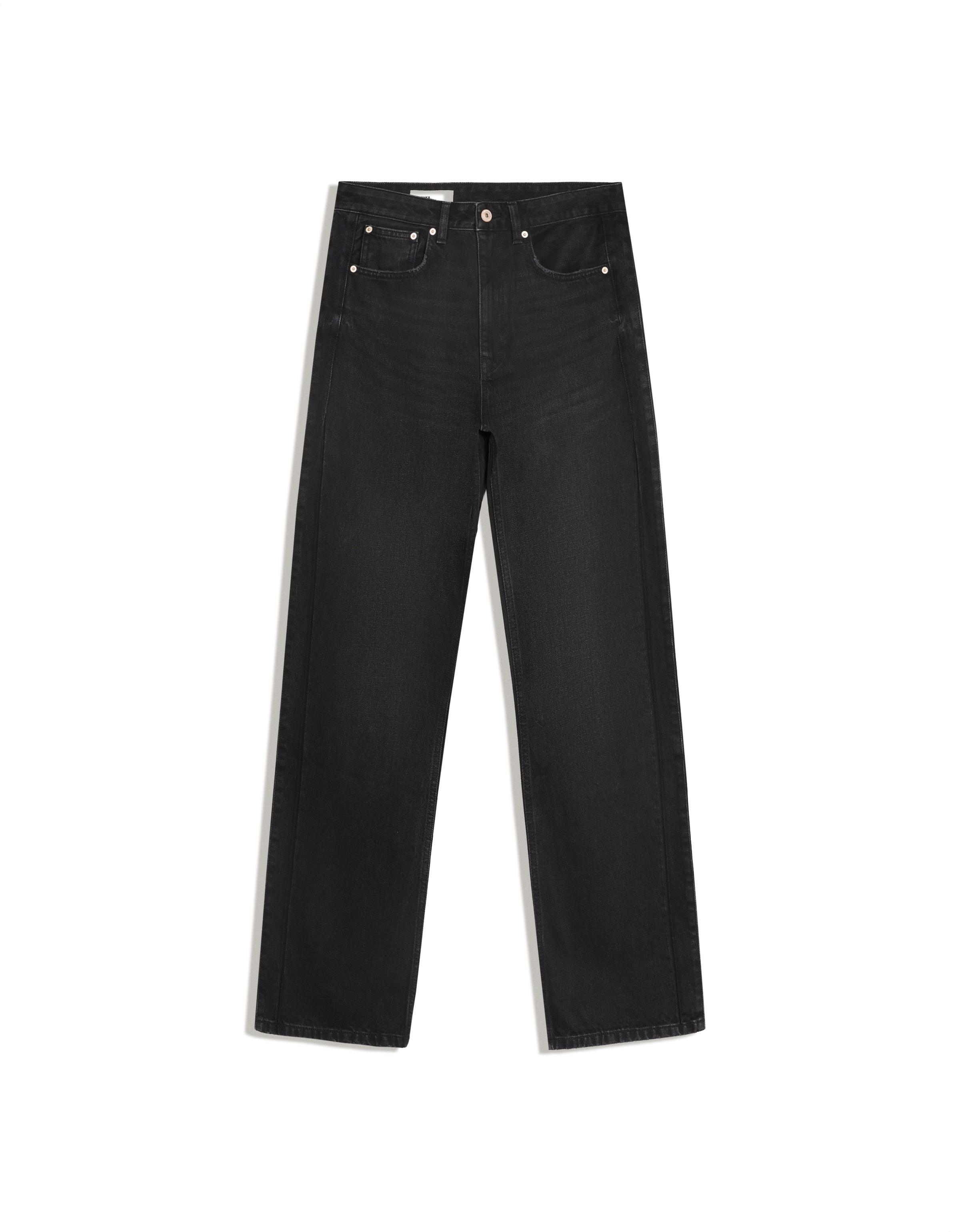 Loose fit jeans — Black