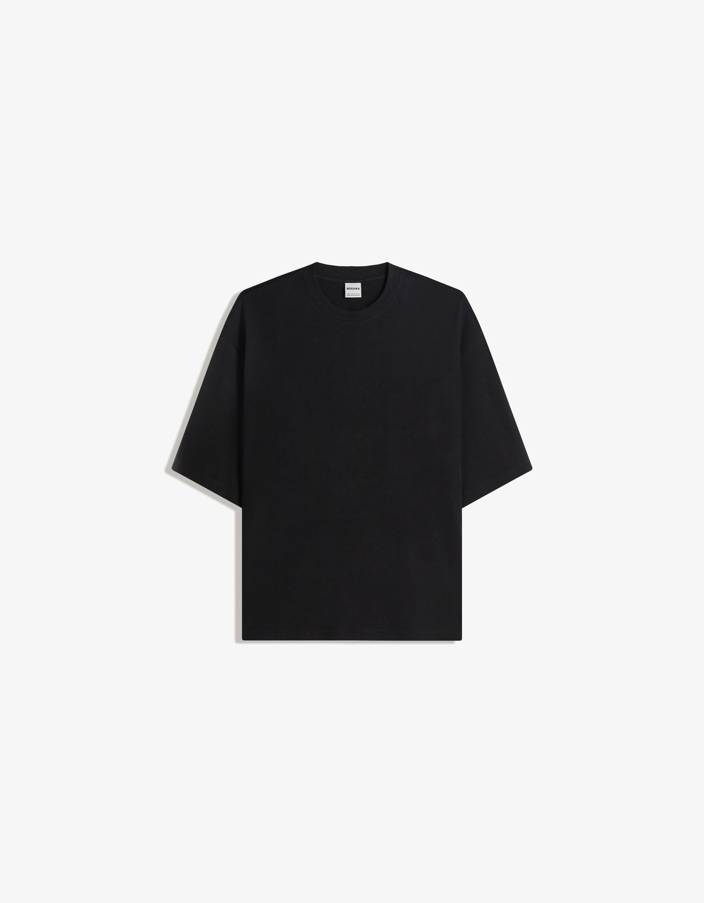 Kısa kollu boxy fit tişört - Görsel 7