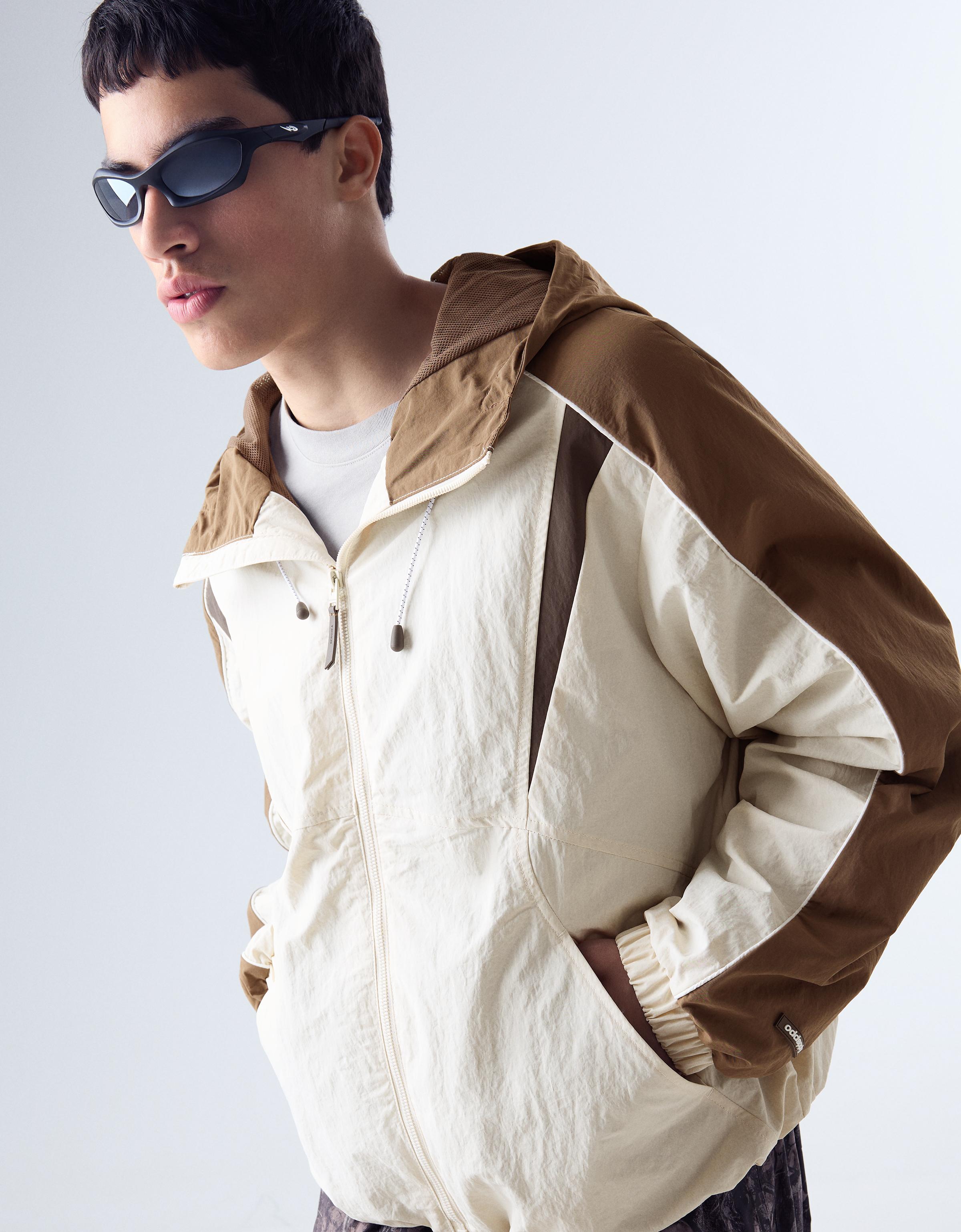 Blouson Capuche Technique S Marron