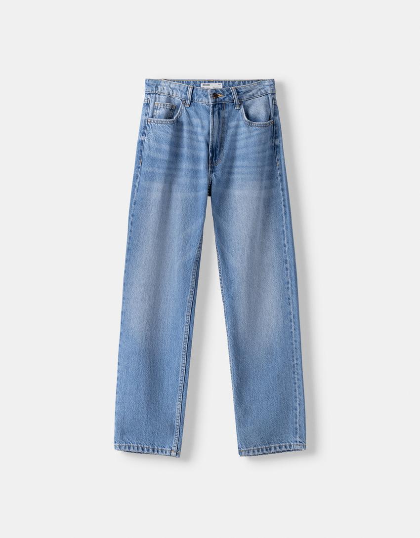 Jeans mom fit-Azul-4
