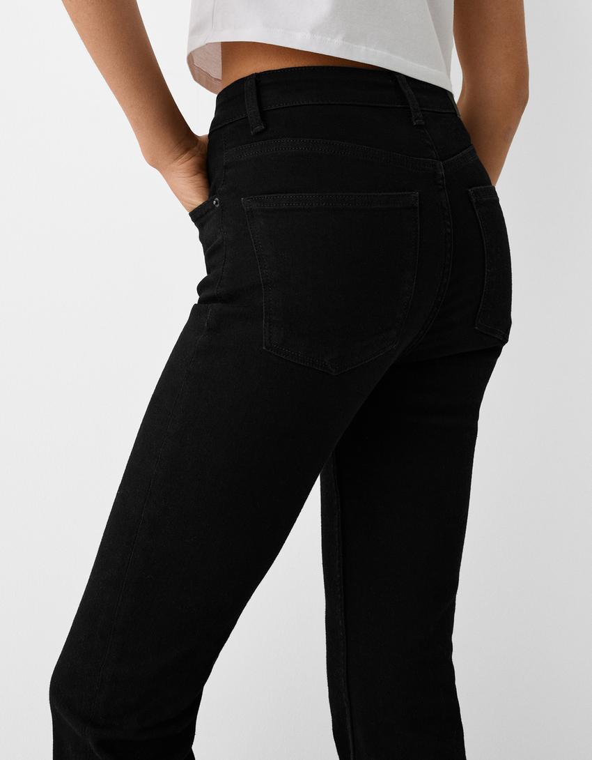 Jean flare-Noir-5