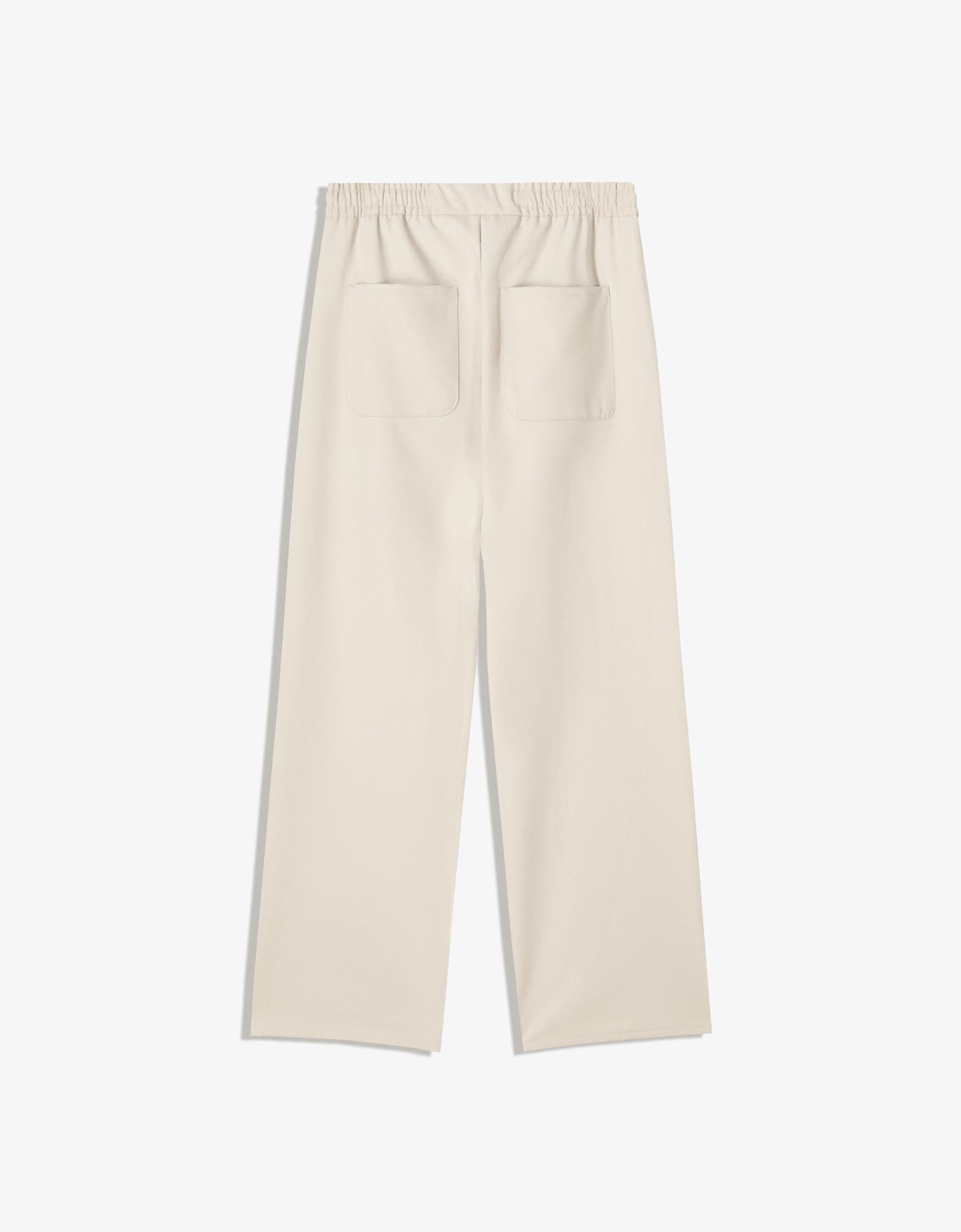 Straight-fit tailored jogging trousers